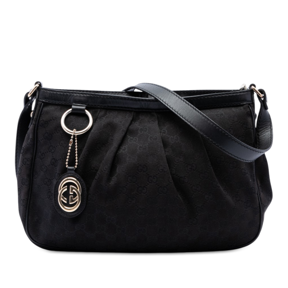 Pre-Loved Gucci GG Canvas Sukey Crossbody